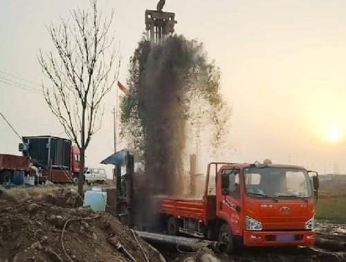 山区打深水井视频（7）